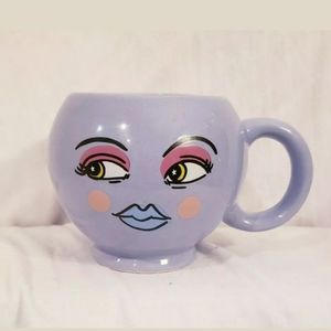 NEW Paper Source "ooh la la" Mauve Ceramic Coffee